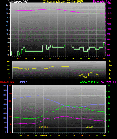 24 Hour Graph for Day 20